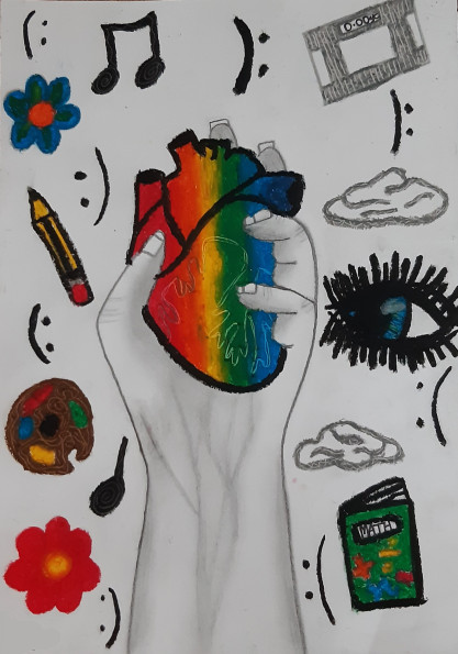 My Colourful Heart by Abbie - Age 13