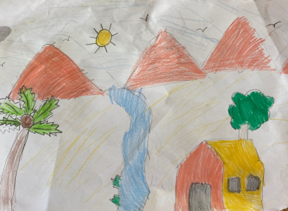 House in the Sun by Abby - Age 7