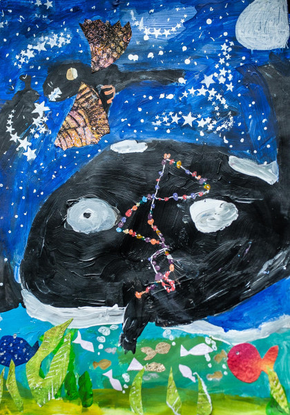 Amazing orca by Adam - Age 6