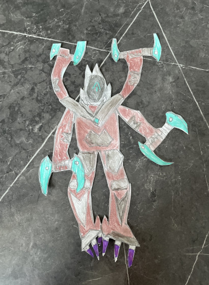 Weapon man by Adam - Age 9
