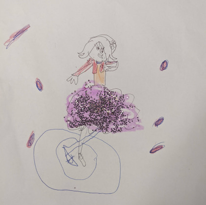 Poppy the ballerina by Ailbhe - Age 6