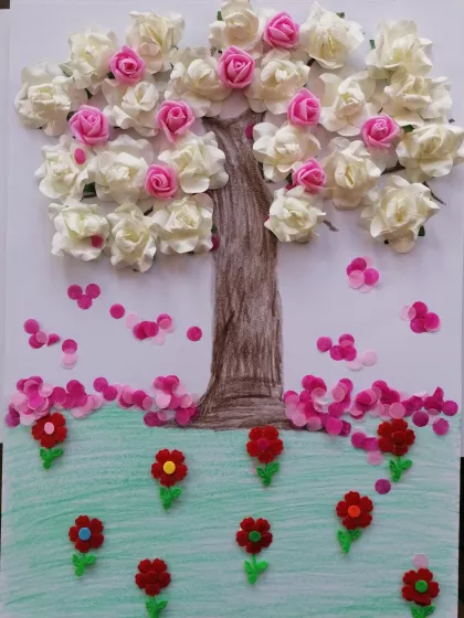 Falling blossoms by Aine - Age 9