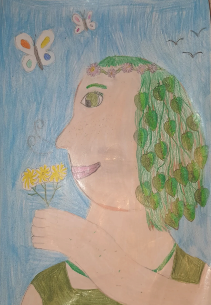 An Mháthair Dúlra (Mother Nature) by Aisling - Age 10