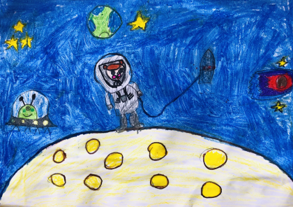 Just Landed! by Alannah - Age 6