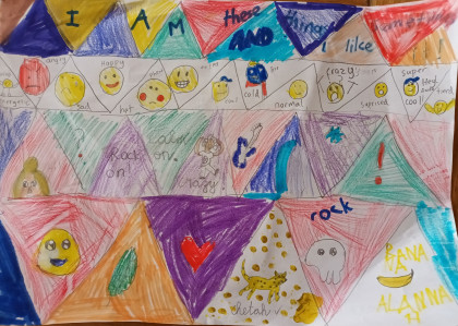 Triangles of Creativity by Alannah - Age 9
