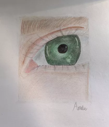 Green Eyed Wonder by Amelie - Age 10