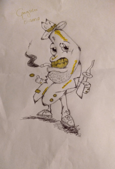 Gangster Banana by Amy - Age 12