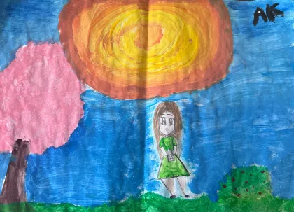 Cherry Blossom by Anna - Age 10