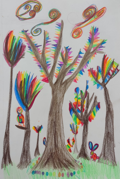 The Rainbow Forest by Anna - Age 9