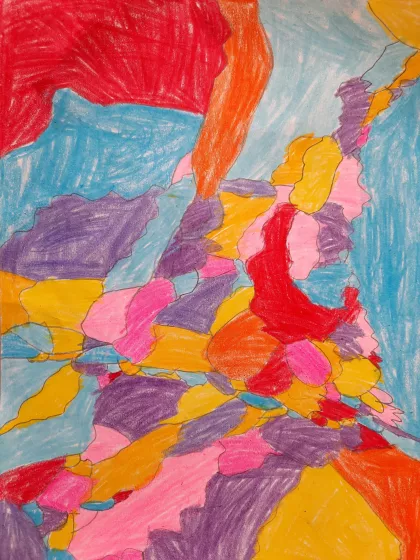 Extraordinary colours and shapes by Aoibhinn - Age 8
