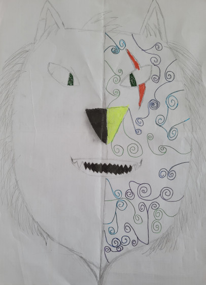 Mistycal wolf by ARION - Age 8