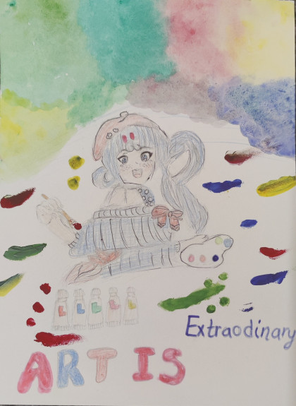 Art is Extraordinary by Asmi - Age 10