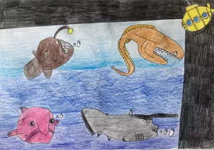 Deep-Sea Exploring by Caitlin - Age 12