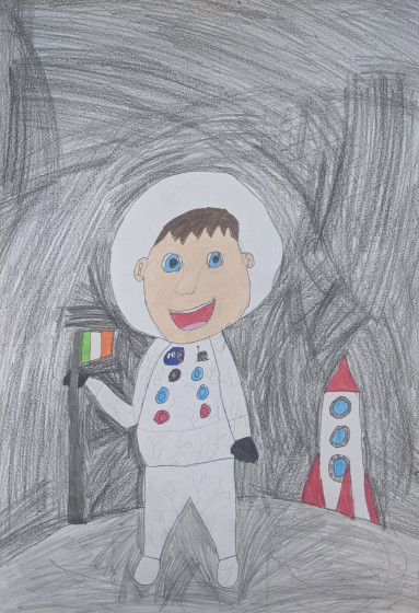Me on the Moon by Calum - Age 10