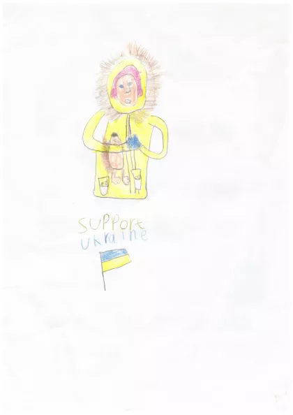 You are my friends - Support Ukraine by Chloe - Age 5