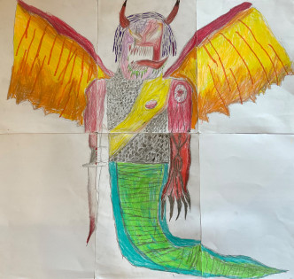 Demon God by Cian - Age 10