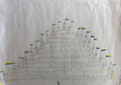 The giant castle of Ukraine by Davey - Age 7