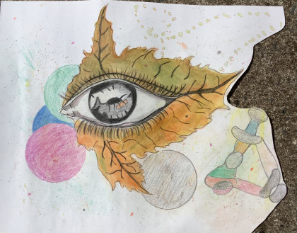 Autumn eye by Emmanuella - Age 16