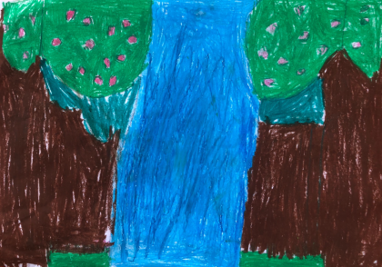 Waterfall by Hayley - Age 6