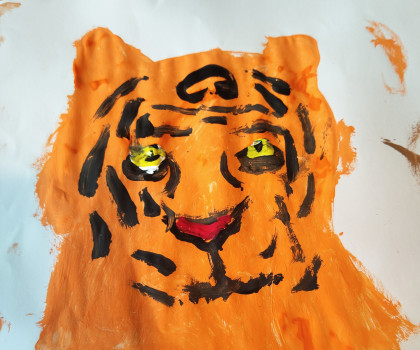 Tiger king by Jack - Age 7
