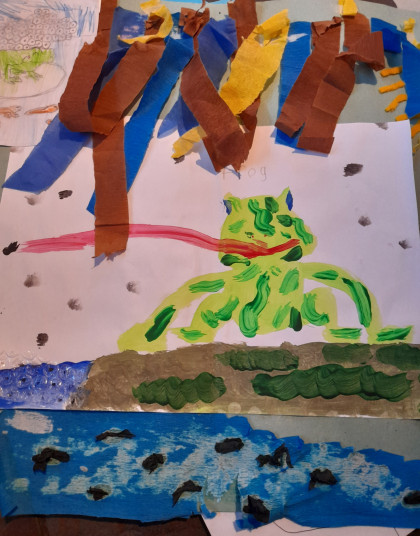 A frogs life by Jacob - Age 10