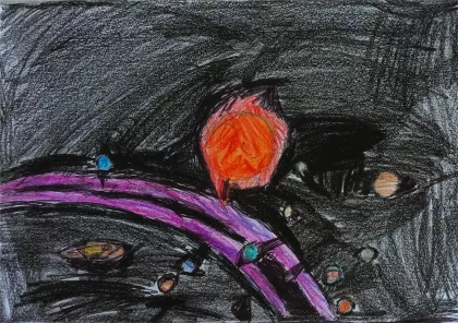Into the Black by James - Age 8