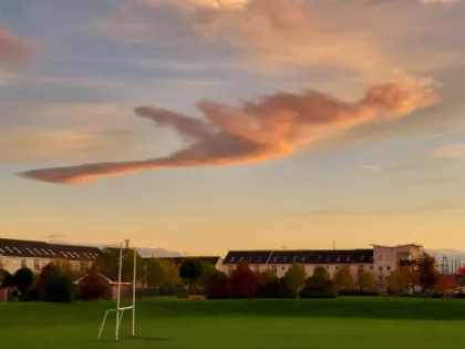 Dragon flyer cloud...... by Lara - Age 10