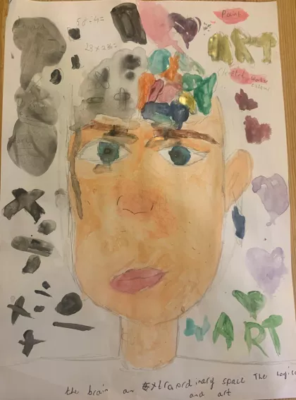 The extraordinary brain logical v art by Meadhbh - Age 10