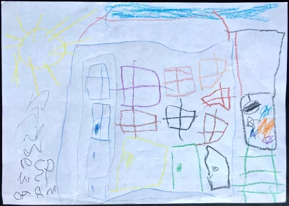 Our house by Oran - Age 4