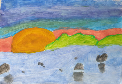 The Sunrise by Rose - Age 9