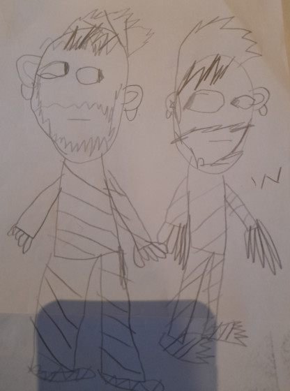 The lads by Samuel - Age 7