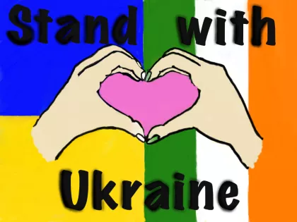 Peace for Ukraine by Sean - Age 14