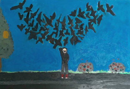 Flocking together as one entity. by Seanán - Age 12